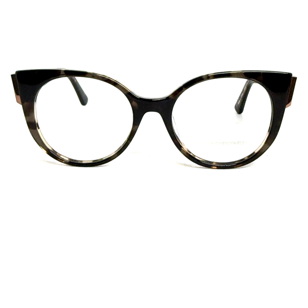 Zenni 125615 Eyeglasses Frames‎ Brown Gray Multicolor Full Rim H18878